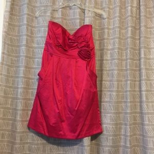 Hot pink dress